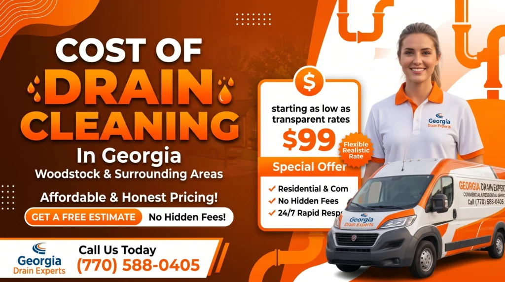 Cost of Drain Cleaning in Georgia